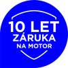 10 let záruka na motor