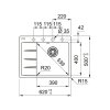 Franke CNG 611-62 TL/7 onyx+FC 6018.071
