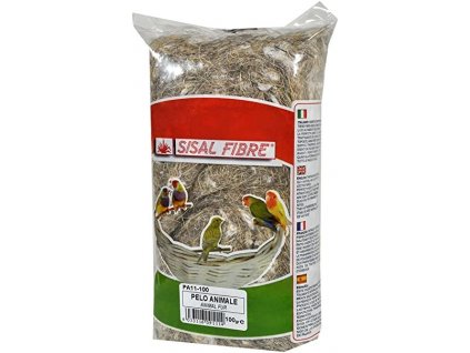 Auskleidung von Nestern für Papageien und Vögel Pelo Animale 50g