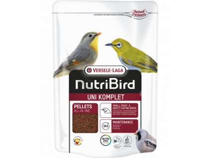 Pellets für frucht- und insektenfressende Vögel Nutribird Uni Komplet 1 kg