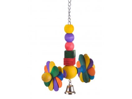 Käfig-Spielzeug für Papageien und Vögel Daisy Wheels 20cm