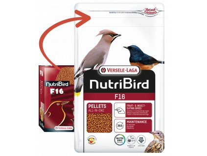 Granulat für fruchtfressende Vögel Versele-Laga NutriBird F16 800g