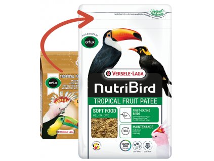 Futter für Vögel und Papageien Versele-Laga Tropical Patee Premium 1 kg (abgewogen)