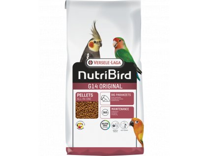 Granulat für mittlere Papageien Nutribird G14 Original 10kg