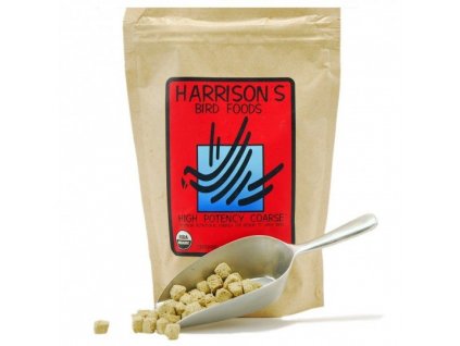 Granulat für große Papageien und Vögel Harrison High Potency Coarse 450g