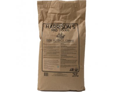 Granulat für große Papageien und Vögel Harrison High Potency Coarse 11,34kg