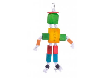 Käfig-Spielzeug für Papageien und Vögel Robot 27cm