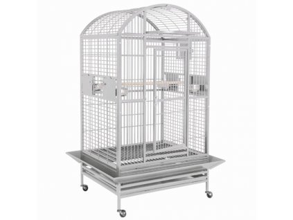 Käfig für mittlere und große Papageien und Vögel Montana Cages Hacienda Dome Platinum