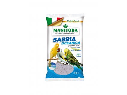 Grit papagájoknak és madaraknak Manitoba Sabbia Oceanica 2kg
