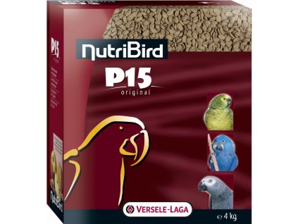 Granulátum nagy papagájoknak Nutribird P15 Original 4kg