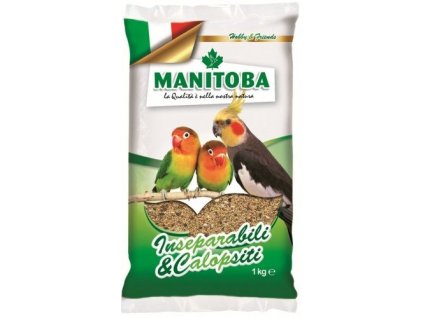 Eledel közepes papagájoknak és madaraknak Manitoba Manitoba Parrocchetti 1kg