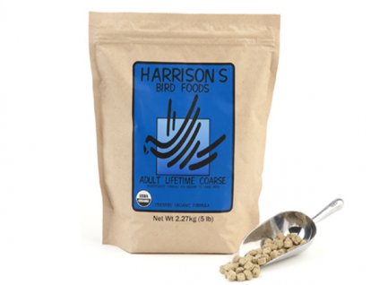 Granulátum papagájoknak és madaraknak Harrison Adult Lifetime Coarse 2,27kg