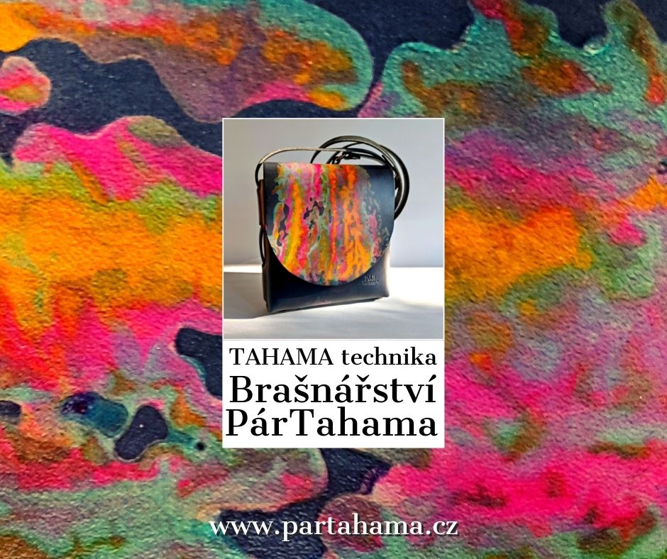 Co je TAHAMA Technika? Pár Tahama PÁR s technikou zdobení usně TAHAMA.