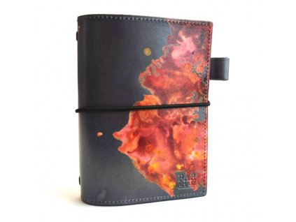 Kožený Zápisník Business Pro- Cestovatelský zápisník - kožený diář - vyměnitelné sesity - Midori -