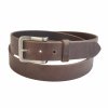 Kožený opasek Nerez spona přezka. Kvalitní pásek z Full Grain usně. Jiho České výroba 4 cm široký