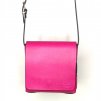Kožená růžová kabelka