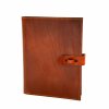 Kožený kroužkový zápisník