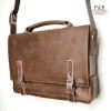 Kožená aktovka z jihočeského brašnářství PárTahama