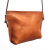 Malá dámská kožená kabelka přes rameno koňak tampo | mnoho barev | Česká výroba - Koňak