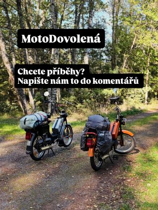 Vyrazili jsme na podzimní čundr na našich STROJÍCH. Na Moravu.