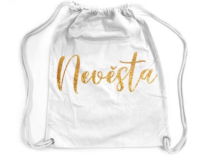 Simple gold vak bila nevěsta
