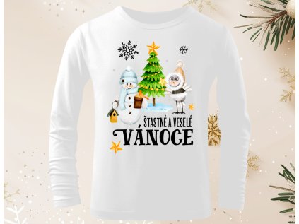 Vánoční stromeček - Dětské triko dl.rukáv