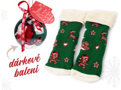 ponozky bilo zelene