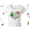 Vánoční srdíčko - pro zdravotníky - Dámské triko bílé