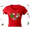 Vánoční srdíčko - pro zdravotníky - Dámské triko červené