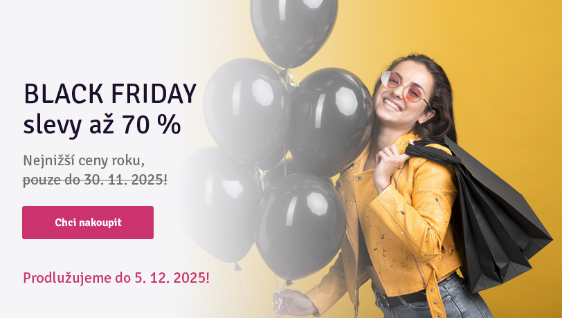 BLACK FRIDAY prodlužujeme do 5.12.2025