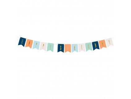 banner happy birthday mix barev 11,5x140cm GRL59 01