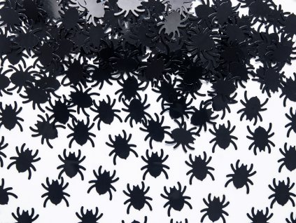 konfety pavouci 1,2x1,2cm 15g KONS23 01