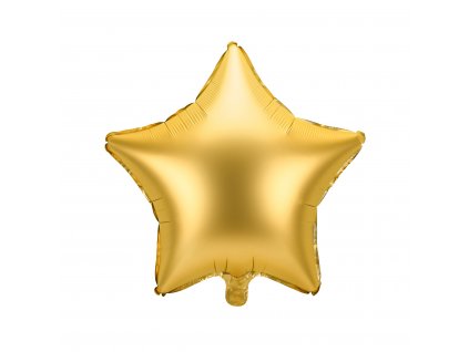 foliovy balonek hvezda zlaty 48cm FB3S 019 01