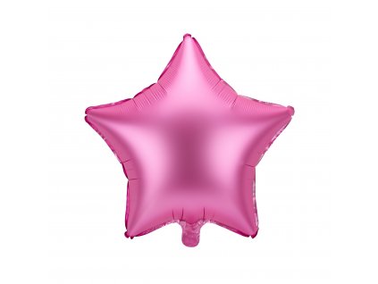 foliovy balonek hvezda ruzovy 48cm FB3S 081 01
