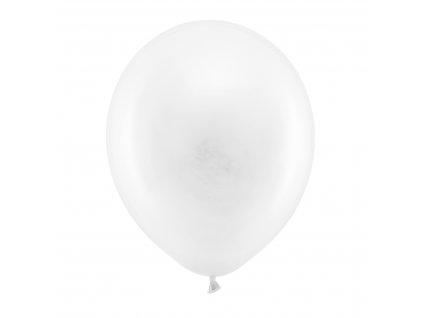 balonek pastel bily 30cm RB30P 008 01