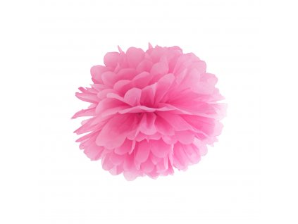 pompom ruzovy 25cm PP25 006 01