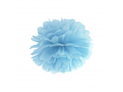 pompom sv mlhave modry 35cm PP35 093J 01