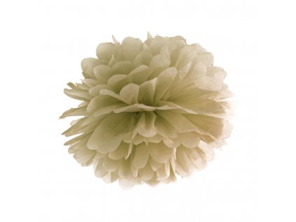 pompom zlaty 25cm PP25 019 01