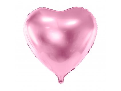 foliovy balonek srdce sv ruzove 61cm FB23M 081J 01