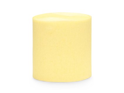 stuha krepakova sv zluta 5cm 10m KREP1 084J 01
