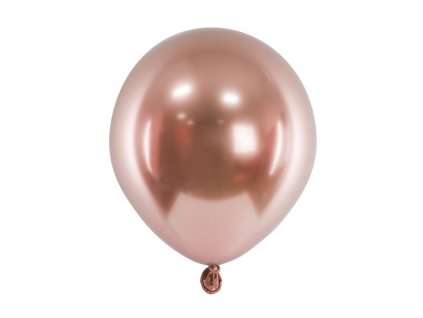 balonek ruzovo zlaty leskly 12cm CHB1 5 019R 50 01