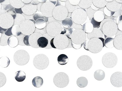 konfety stribrna kolecka 6g KONS58 01