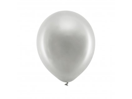 balonek metal stribrny 23cm RB23M 018 01
