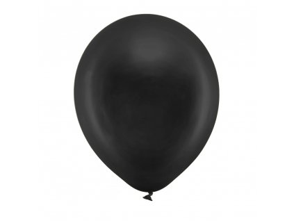 balonek 30cm cerny metal RB30M 010 01
