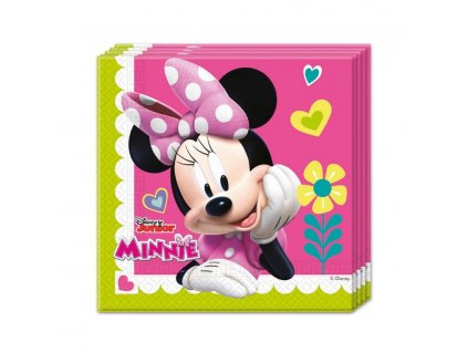 papirove ubrousky minnie mouse 33x33cm 20ks 87864