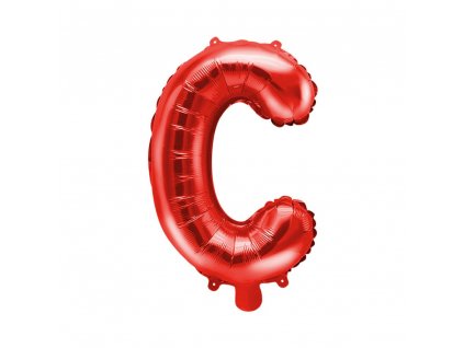 foliovy balonek C cerveny 35cm FB2M C 007 01