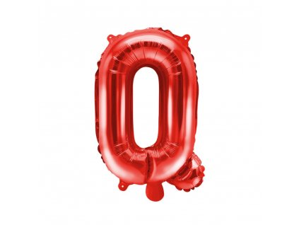 foliovy balonek Q cerveny 35cm FB2M Q 007 01