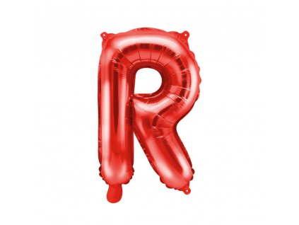 foliovy balonek R cerveny 35cm FB2M R 007 01