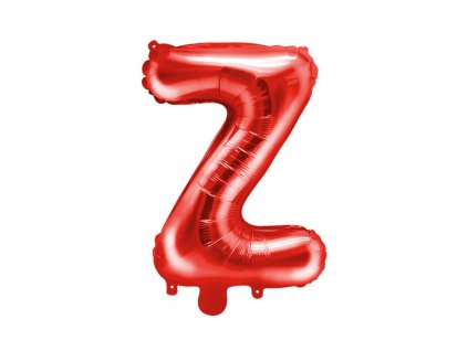 foliovy balonek Z cerveny 35cm FB2M Z 007 01