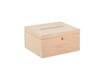 dreveny box na svatebni prani na klic cz514 01